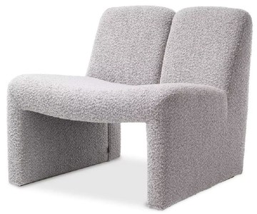 Casa Padrino Fauteuil Design Gris 75 x 73 x H. 72,5 cm - Fauteuil de Salon et Hôtel - Mobilier de Salon et Hôtel - Collection de Luxe