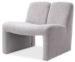 Casa Padrino Designer Armchair Gray 75 x 73 x H. 72.5 cm - Living Room & Hotel Armchair - Living Room & Hotel Furniture - Luxury Collection