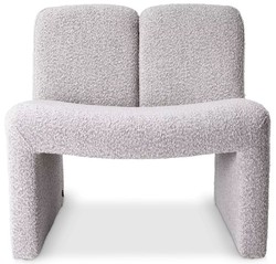 Casa Padrino Designer Armchair Gray 75 x 73 x H. 72.5 cm - Living Room & Hotel Armchair - Living Room & Hotel Furniture - Luxury Collection