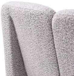 Casa Padrino Designer Armchair Gray 75 x 73 x H. 72.5 cm - Living Room & Hotel Armchair - Living Room & Hotel Furniture - Luxury Collection