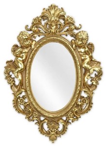 Barock Antik Stil Spiegel Wandspiegel Gold Baroque Antique Style Mirror Wall Mirror Gold