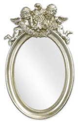 Barock Antik Stil Spiegel Wandspiegel Silber Baroque Antique Style Mirror Wall Mirror Silver