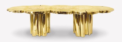 Moderner Luxus Designer Esstisch Küchentisch Gold Modern Luxury Designer Dining Table Kitchen Table Gold