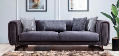 Modernes Luxus Wohnzimmer Hotel Sofa Lila Kupfer Modern Luxury Living Room Hotel Sofa Purple Copper