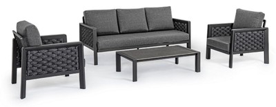 Modernes Luxus Garten Terrassen Möbel Set Anthrazit Modern Luxury Garden Terraces Furniture Set Anthracite