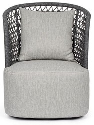 Luxus Designer Garten Terrassen Sessel Grau Anthrazit Luxury Designer Garden Patio Armchair Gray Anthracite