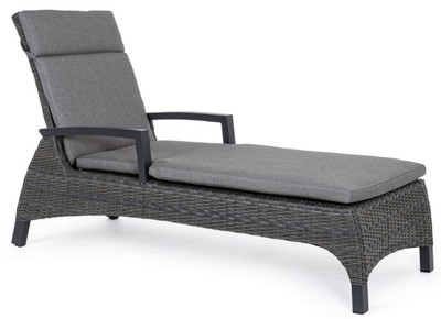 Moderne Luxus Liege Gartenliege Poolliege Grau Anthrazit Modern Luxury Lounger Garden Lounger Pool Lounger Gray Anthracite