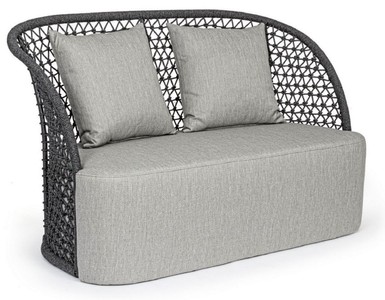 Luxus Outdoor Garten Terrassen Sofa Grau Anthrazit Luxury Outdoor Garden Patio Sofa Gray Anthracite