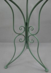 Jugendstil Garten Terrassen Möbel Set Gartenstühle mit Gartentisch Antik Grün Art Nouveau Garden Patio Furniture Set Garden Chairs with Garden Table Antique Green