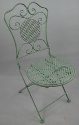 Jugendstil Garten Terrassen Möbel Set Gartenstühle mit Gartentisch Antik Grün Art Nouveau Garden Patio Furniture Set Garden Chairs with Garden Table Antique Green