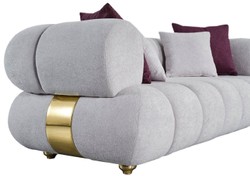 Modernes Luxus Wohnzimmer Sofa Grau Gold Modern Luxury Living Room Sofa Gray Gold