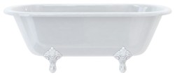 Freistehende Luxus Jugendstil Acryl Badewanne Weiß Weiß Freestanding Luxury Art Nouveau Acrylic Bathtub White White