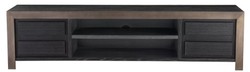 Luxus Designer TV Schrank Sideboard Schwarzgrau Bronze Luxury Designer TV Cabinet Sideboard Black Gray Bronze