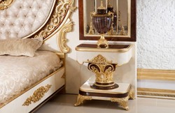 Luxus Barock Massivholz Schlafzimmer Möbel Set Luxury Baroque Solid Wood Bedroom Furniture Set