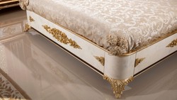 Luxus Barock Massivholz Schlafzimmer Möbel Set Luxury Baroque Solid Wood Bedroom Furniture Set