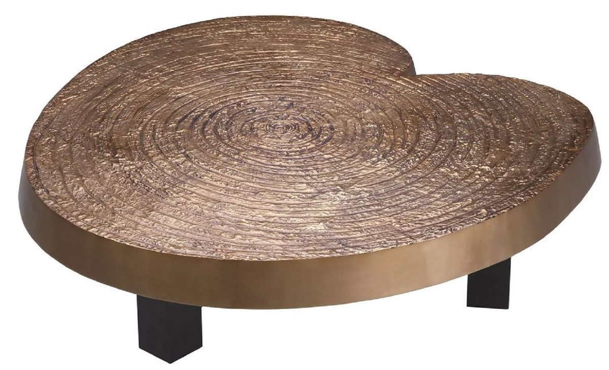 Luxus Couchtisch Wohnzimmertisch Antik Gold Schwarz Luxury Coffee Table Living Room Table Antique Gold Black