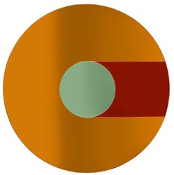 Runder Luxus Designer Spiegel Wandspiegel Mehrfarbig Round Luxury Designer Mirror Wall Mirror Multicolored