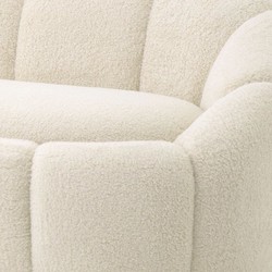 Casa Padrino sofá de lujo crema / latón 230 x 80 x A. 71 cm - Sofá de Salón y Hotel - Muebles de Salón y Hotel - Calidad de Lujo
