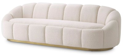 Luxus Designer Wohnzimmer Hotel Sofa Creme Messing Luxury Designer Living Room Hotel Sofa Cream Brass