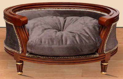 Barock Hundebett Royal Braun Braun Gold Baroque Dog Bed Royal Brown Brown Gold