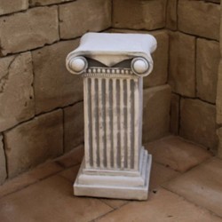 Barock Garten Terrassen Deko Stein Säule Grau Baroque Garden Terrace Deco Stone Column Gray