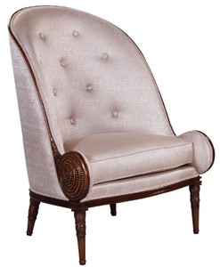 Casa Padrino poltrona barocco di lusso in mogano argento / marrone scuro 90 x 83 x A. 119 cm - Poltrona da soggiorno in stile barocco - Mobili da soggiorno barocco - Nobile e Magnifico
