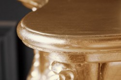 Casa Padrino console baroque or - Table console en bois massif faite à la main avec des décorations nobles - Mobilier Baroque