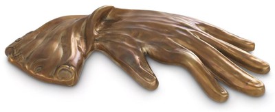 Casa Padrino luxury desk decoration hand vintage brass 29 x 16 x H. 3 cm - Brass decorative object - Luxury decorative accessories