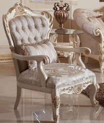 Luxus Barock Wohnzimmer Sessel Antik Stil Sessel Luxury Baroque Living Room Armchair Antique Style Armchair