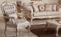 Luxus Barock Wohnzimmer Sessel Antik Stil Sessel Luxury Baroque Living Room Armchair Antique Style Armchair