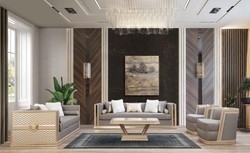 Casa Padrino Luxury Art Deco Armchair Silver / Cream / Gold - Handmade Living Room Armchair - Art Deco Living Room Furniture
