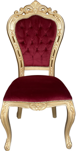 Luxus Barock Esszimmer Stuhl Bordeauxrot Gold Luxury Baroque Dining Chair Bordeaux Red Gold Luxus Barock Esszimmer Stuhl Bordeauxrot Gold Luxury Baroque Dining Chair Bordeaux Red Gold
