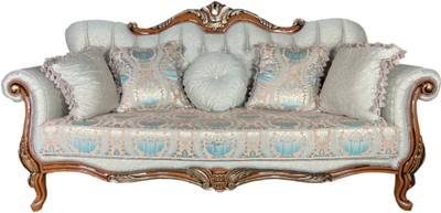 Casa Padrino canapé baroque de luxe vert clair / marron / or - Magnifique canapé de salon avec motif élégant - Meuble de salon baroque Casa Padrino canapé baroque de luxe vert clair / marron / or - Magnifique canapé de salon avec motif élégant - Meuble de salon baroque