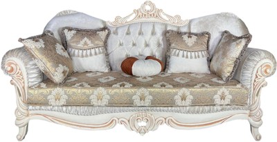 Casa Padrino canapé baroque de luxe blanc / multicolore / blanc / beige - Magnifique canapé de salon avec motif élégant - Meuble de salon baroque - Noble & Magnifique Casa Padrino canapé baroque de luxe blanc / multicolore / blanc / beige - Magnifique canapé de salon avec motif élégant - Meuble de salon baroque - Noble & Magnifique