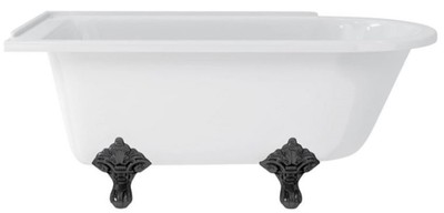 Freistehende Luxus Jugendstil Acryl Badewanne Weiß Schwarz Freestanding Luxury Art Nouveau Acrylic Bathtub White Black
