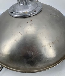 Casa Padrino lámpara colgante de diseño industrial plata Ø 40 x A. 30 cm - Lámpara colgante metal estilo industrial - Luces estilo industrial