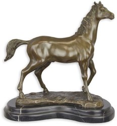 Luxus Bronze Skulptur Figur Bronzefigur Dekofigur Pferd Luxury Bronze Sculpture Figure Bronze Figure Decoration Figure Horse