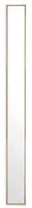 Casa Padrino espejo de pared de lujo latón 20 x 4 x A. 200 cm - Espejo estrecho rectangular de acero inoxidable - Espejo de salón - Espejo de dormitorio - Espejo de armario - Muebles de Lujo