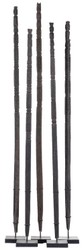 Luxus Deko Maiskorn Speer Set Schwarz Luxury Deco Corn Spear Set Black