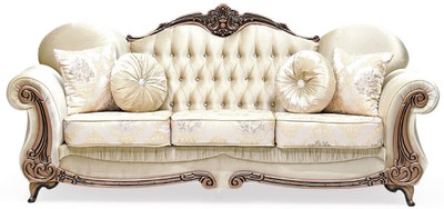 Casa Padrino canapé baroque de luxe or / cuivre - Magnifique canapé de salon avec motif élégant et des strass - Meuble de salon de style baroque - Meuble baroque - Noble & Magnifique