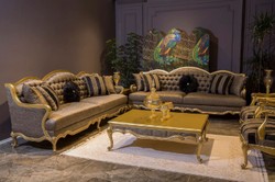 Luxus Barock Wohnzimmer Set Barock Sofas Barock Sessel Barock Couchtisch Luxury Baroque Living Room Set Baroque Sofas Baroque Armchairs Baroque Coffee Table