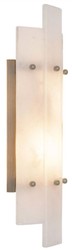 Casa Padrino lampada da parete di lusso alabastro / ottone antico 19 x 10 x A. 40 cm - Lampada da parete con paralume in alabastro - Illuminazione di lusso - Interni di lusso - Mobili di lusso