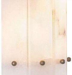 Casa Padrino lampada da parete di lusso alabastro / ottone antico 19 x 10 x A. 40 cm - Lampada da parete con paralume in alabastro - Illuminazione di lusso - Interni di lusso - Mobili di lusso