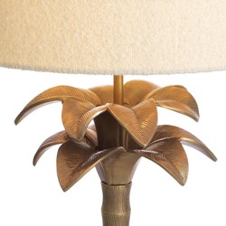 Luxus Designer Tischleuchte Schreibtischleuchte Palme Vintage Messing Creme Luxury Designer Table Lamp Desk Lamp Palm Tree Vintage Brass Cream