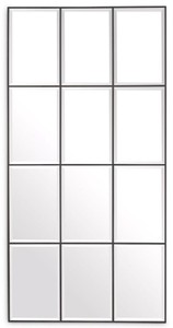Casa Padrino espejo de pared de lujo bronce 78,5 x A. 215,5 cm - Espejo de salón rectangular - Espejo de dormitorio - Espejo de armario - Muebles de lujo - Interior de lujo