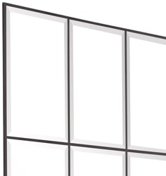 Casa Padrino espejo de pared de lujo bronce 78,5 x A. 215,5 cm - Espejo de salón rectangular - Espejo de dormitorio - Espejo de armario - Muebles de lujo - Interior de lujo