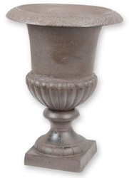 Barock Garten Terrassen Deko Blumentopf Pflanzentopf Braun Baroque Garden Terrace Decorative Flower Pot Plant Pot Brown
