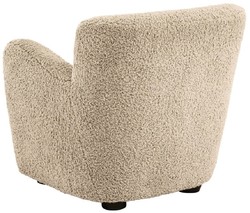 Casa Padrino luxury armchair sand / black 87 x 86 x H. 80 cm - Living room armchair - Hotel armchair - Living room furniture - Luxury furniture - Living room furnishings - Luxury furnishings