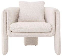 Casa Padrino luxury armchair cream 81 x 77 x H. 68 cm - Living room armchair - Hotel armchair - Living room furniture - Luxury furniture - Living room furnishings - Luxury furnishings