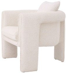 Casa Padrino luxury armchair cream 81 x 77 x H. 68 cm - Living room armchair - Hotel armchair - Living room furniture - Luxury furniture - Living room furnishings - Luxury furnishings
